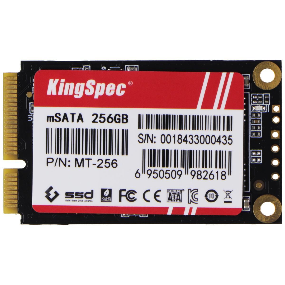 KingSpec 256GB mSATA SSD (256GB) Internal Hard Drive (MT-256) Digital Storage - Solid State Drives KingSpec - Simple Cell Bulk Wholesale Pricing - USA Seller
