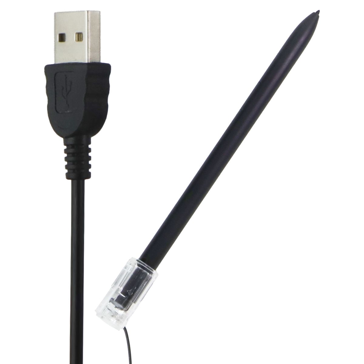 Kumoh S Pen Cradle (Tab) w/ Stylus and Built-In USB-A Connector - Black MPC-021V iPad/Tablet Accessories - Other Kumoh - Simple Cell Bulk Wholesale Pricing - USA Seller