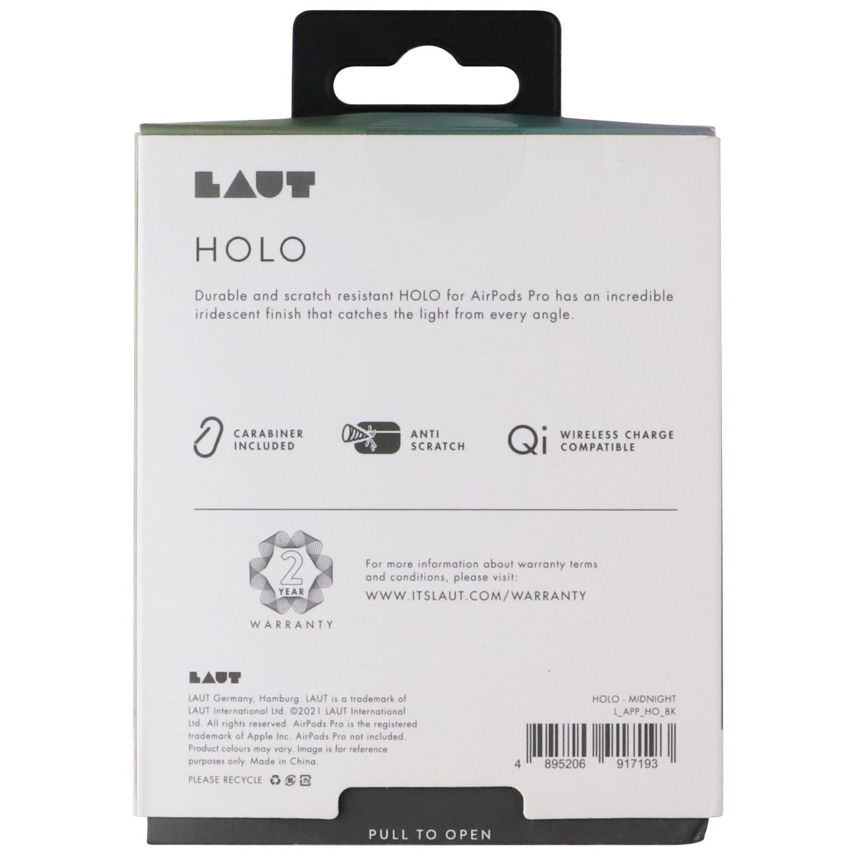 LAUT Holo Series Case for Apple AirPods Pro (1st Generation) - Midnight