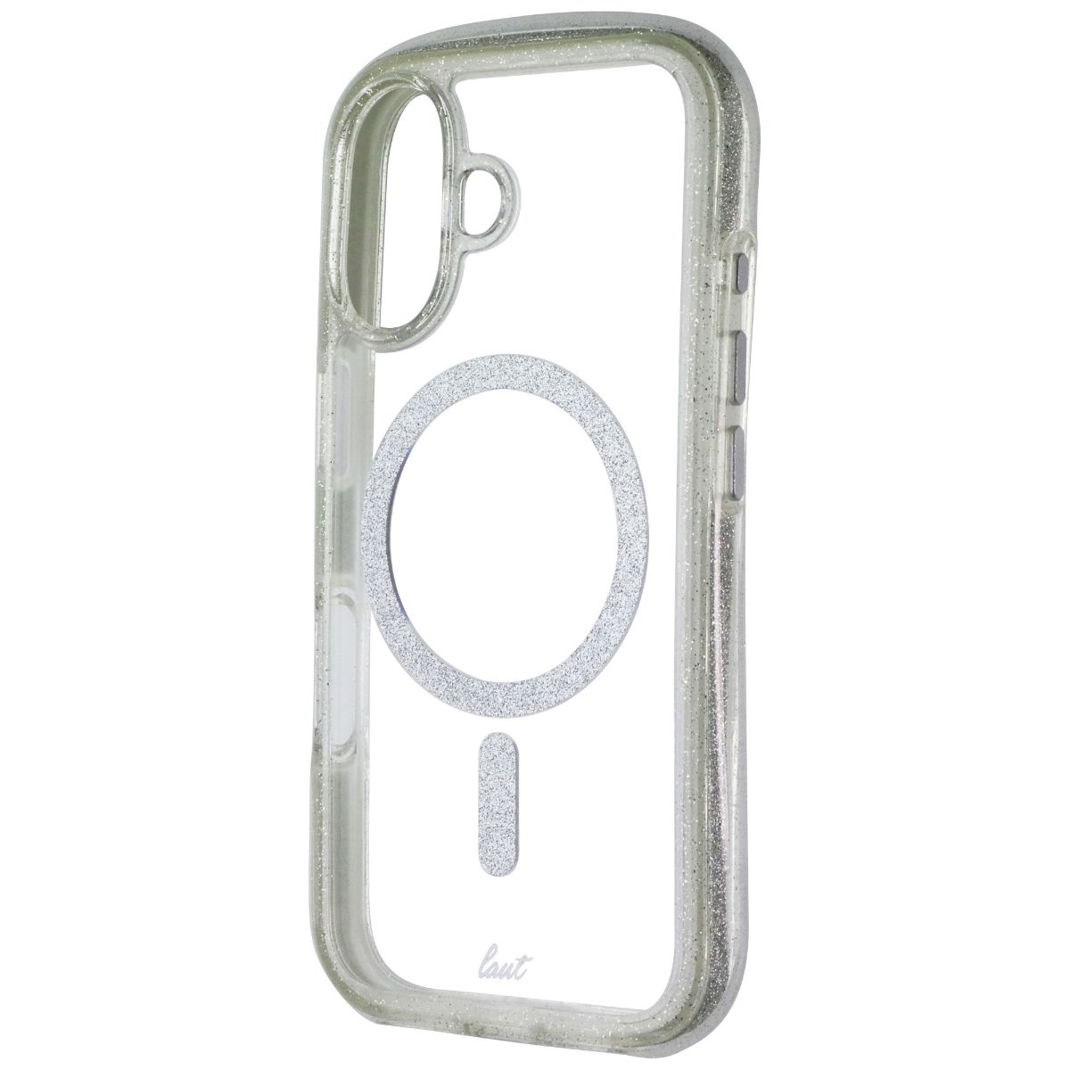 LAUT Aero Sparkle Series Case for MagSafe for Apple iPhone 16 - Crystal Silver Cell Phone - Cases, Covers & Skins Laut - Simple Cell Bulk Wholesale Pricing - USA Seller