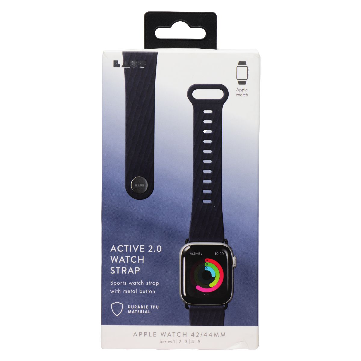 LAUT Active 2.0 Sport Watch Strap for Apple Watch 42/44MM - Blue Smart Watch Accessories - Watch Bands Laut    - Simple Cell Bulk Wholesale Pricing - USA Seller