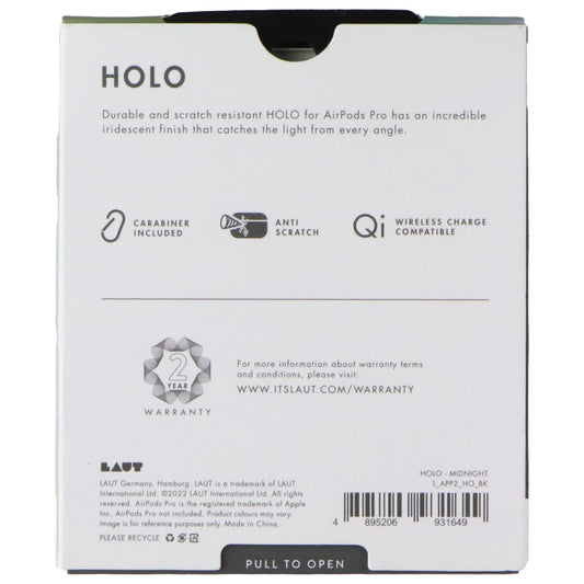 LAUT Holo Series Case for Apple AirPods Pro (1st & 2nd Generation) - Midnight iPod, Audio Player Accessories - Cases, Covers & Skins Laut - Simple Cell Bulk Wholesale Pricing - USA Seller