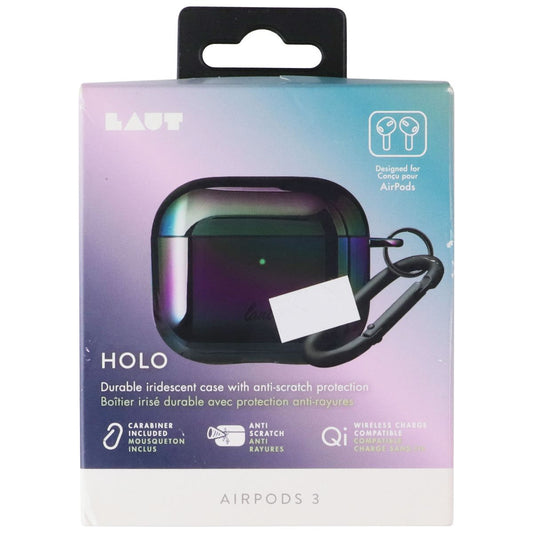 Laut Holo Series Durable Iridescent Case for Apple AirPods 3 - Midnight iPod, Audio Player Accessories - Cases, Covers & Skins Laut - Simple Cell Bulk Wholesale Pricing - USA Seller