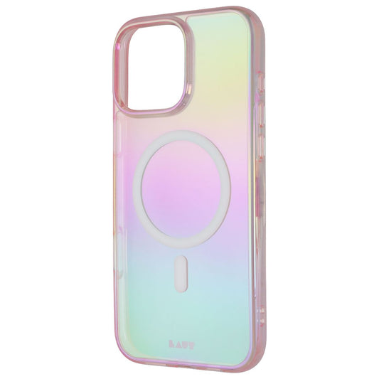 Laut Holo Pink Series Case for MagSafe for iPhone 16 Pro Max - Pink/Iridescent Cell Phone - Cases, Covers & Skins Laut - Simple Cell Bulk Wholesale Pricing - USA Seller