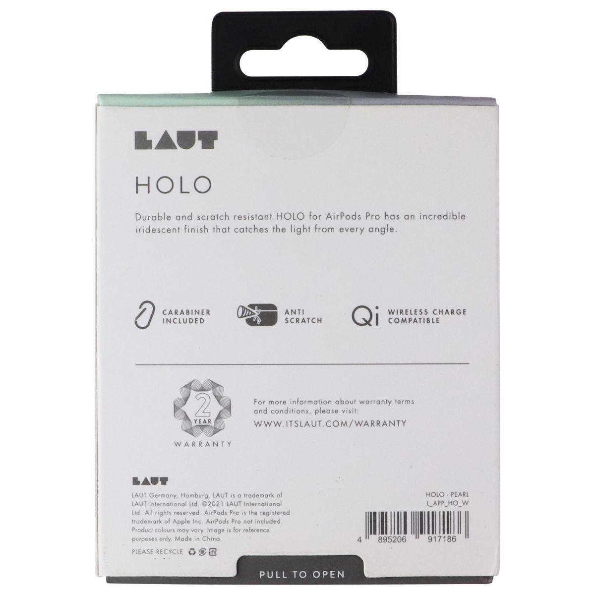 LAUT Holo Series Case for Apple AirPods Pro (1st Generation) - Pearl