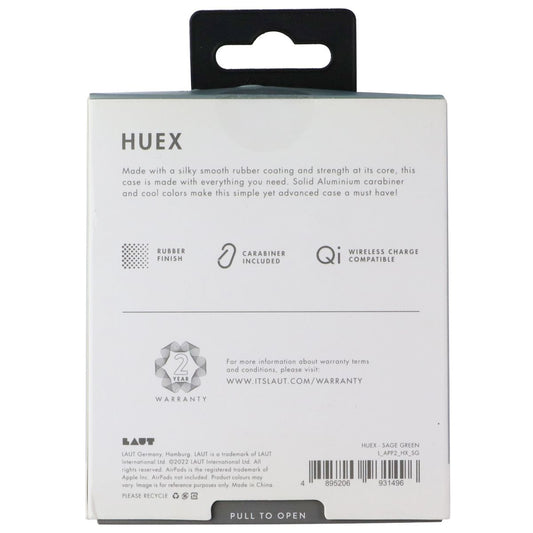 Laut Huex Series Protective Case for Airpods Pro (1st & 2nd Gen) - Sage Green iPod, Audio Player Accessories - Cases, Covers & Skins Laut - Simple Cell Bulk Wholesale Pricing - USA Seller