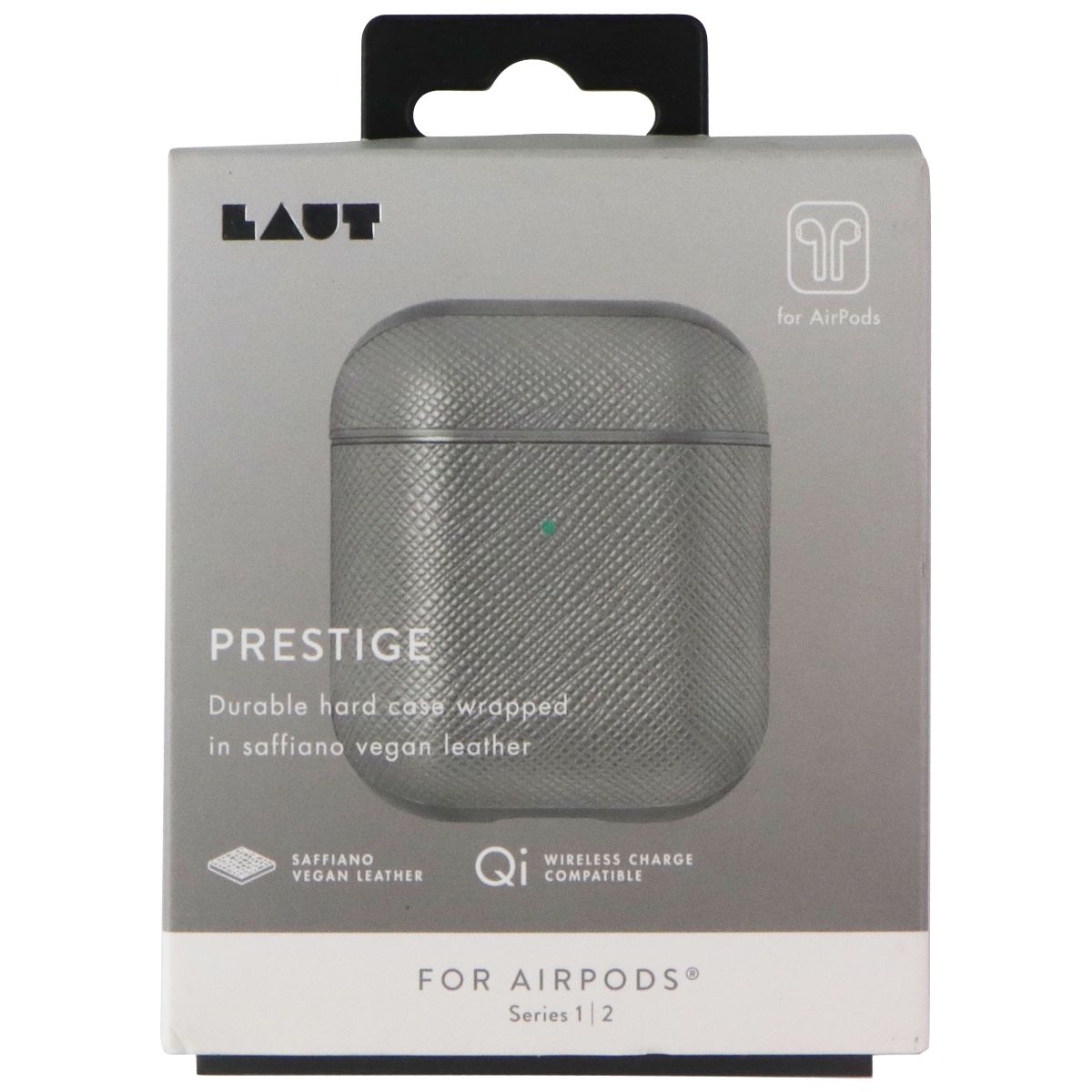 LAUT Prestige Qi Wireless Charge Case for Apple AirPods 2 / AirPods 1 - Taupe iPod, Audio Player Accessories - Cases, Covers & Skins Laut - Simple Cell Bulk Wholesale Pricing - USA Seller