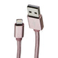 LBT (7-Foot) USB-A to Lightning 8-Pin Braided Data Sync Cable - Rose Gold Cell Phone - Cables & Adapters LBT - Simple Cell Bulk Wholesale Pricing - USA Seller
