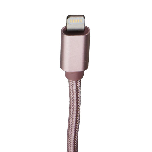LBT (7-FT) USB-A to 8-Pin Braided Data Sync Cable - Rose Gold
