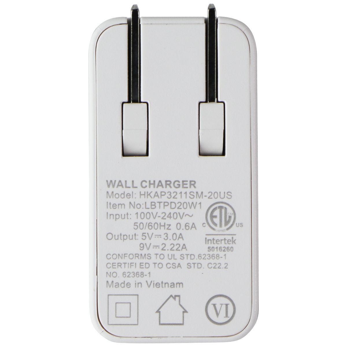 LBT (20-Watt) Ultra Fast PD Wall Charger & 5-Ft USB-C to Lightning 8-Pin Cable Cell Phone - Chargers & Cradles LBT    - Simple Cell Bulk Wholesale Pricing - USA Seller