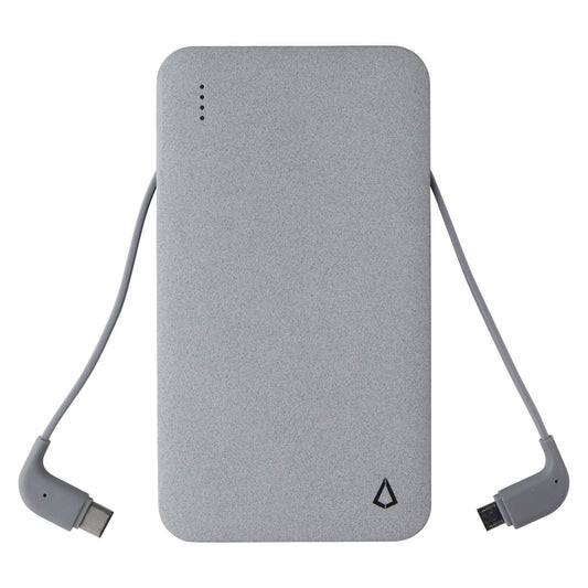 LBT Power Charge+ (5000mAh) with Built-In Micro USB & USB-C Cables - Gray Cell Phone - Chargers & Cradles LBT - Simple Cell Bulk Wholesale Pricing - USA Seller