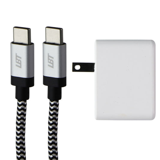 LBT (20-Watt) Ultra Fast PD Wall Charger & 5-Ft USB-C to USB-C Cable Cell Phone - Cables & Adapters LBT    - Simple Cell Bulk Wholesale Pricing - USA Seller