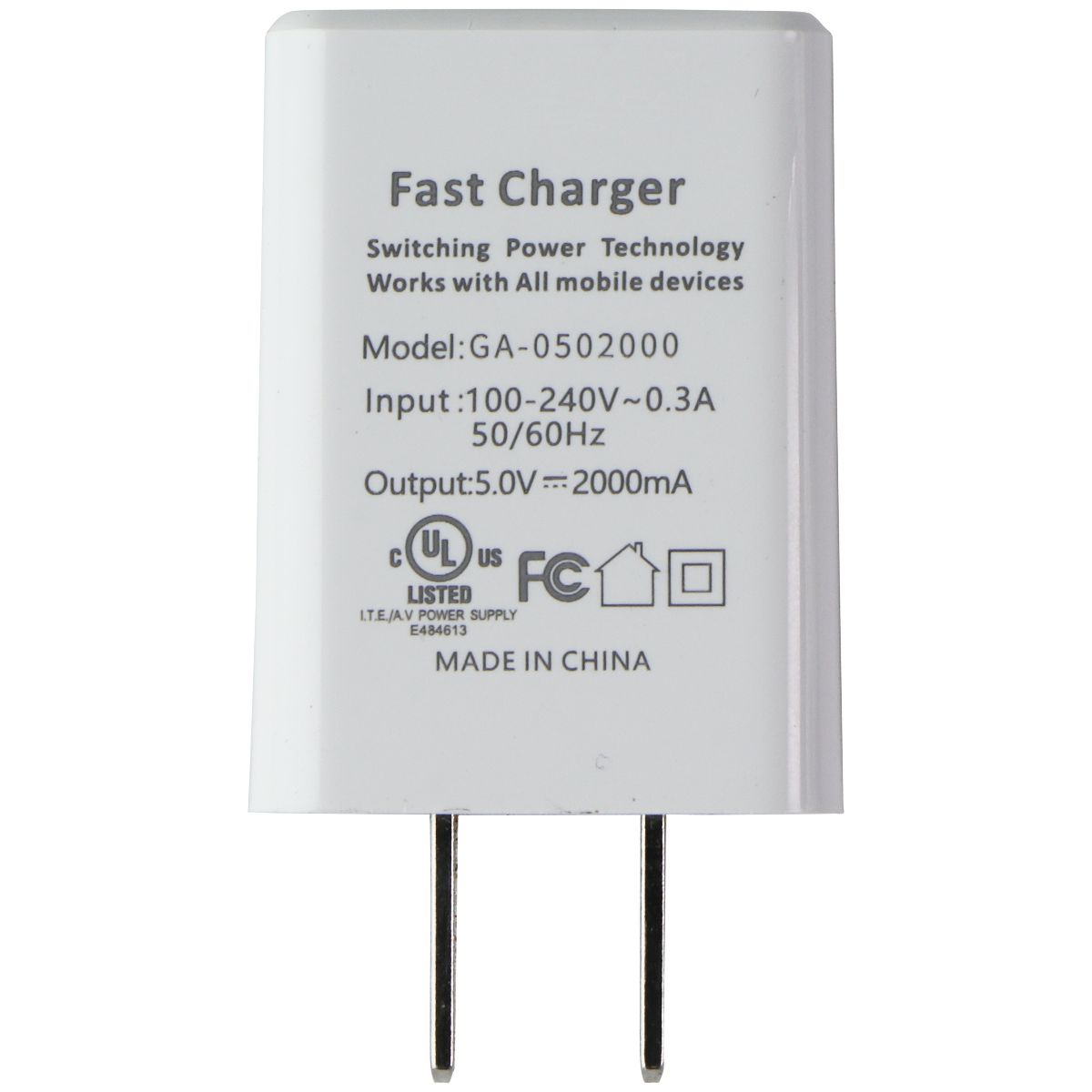 LBT 2A USB-A Wall Charger - White Cell Phone - Chargers & Cradles LBT - Simple Cell Bulk Wholesale Pricing - USA Seller