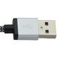 LBT USB-C TO USB-A 7FT Nylon Braided Charging Cable - Black / White Cell Phone - Cables & Adapters LBT - Simple Cell Bulk Wholesale Pricing - USA Seller