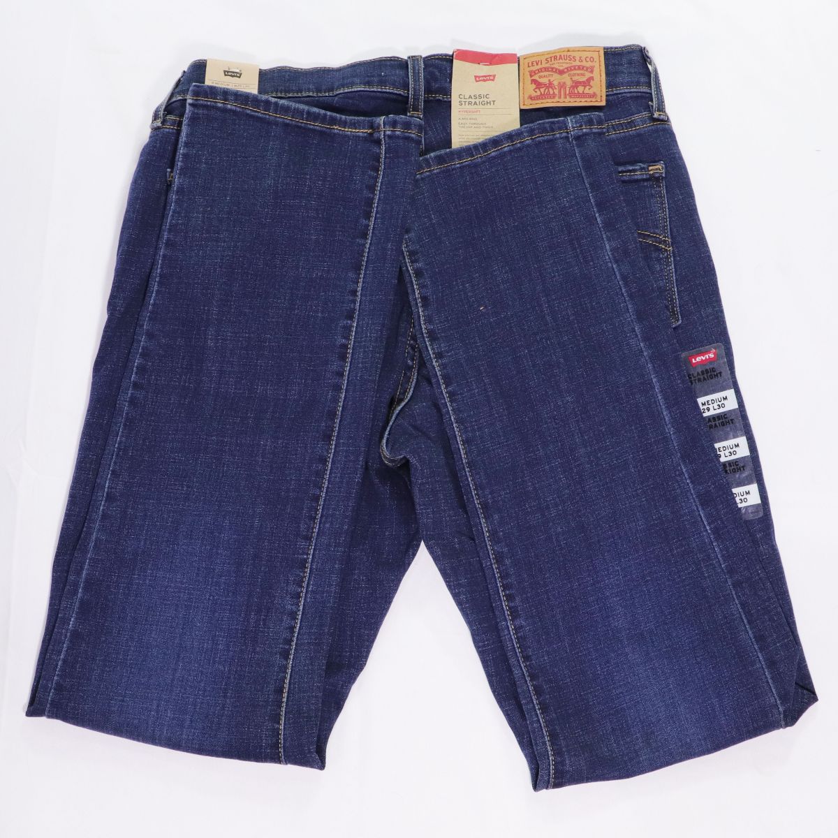 Levi's Womens Classic Straight Jeans (8 Medium, W29, L30) - Lapis Dark Horse Other Sporting Goods Levi's - Simple Cell Bulk Wholesale Pricing - USA Seller