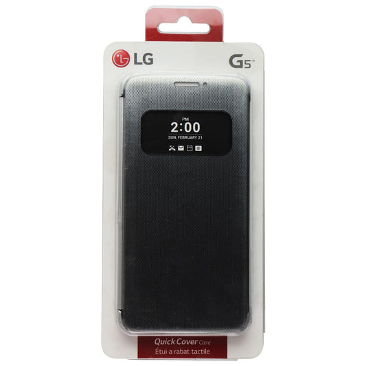 LG Official Quick Cover Case for LG G5 - Silver (CFV-160) Cell Phone - Cases, Covers & Skins LG    - Simple Cell Bulk Wholesale Pricing - USA Seller