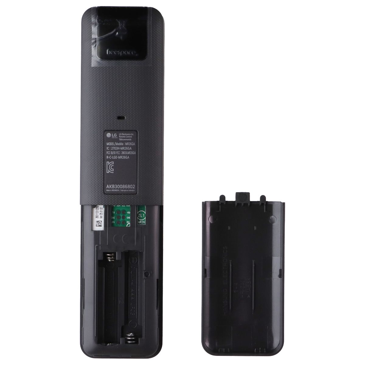 LG Remote Control (MR26GA) with Netflix/Prime/Disney+ Hot Keys - Gray