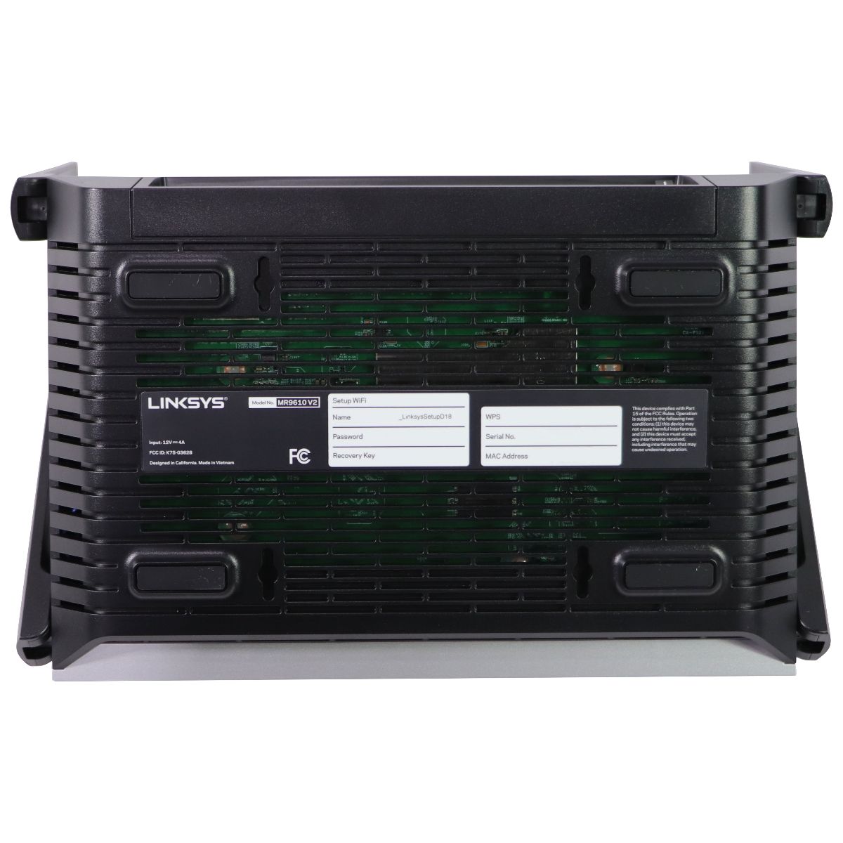 Linksys Mesh WiFi 6 Dual-Band Router - Black (AX6000) MR9610