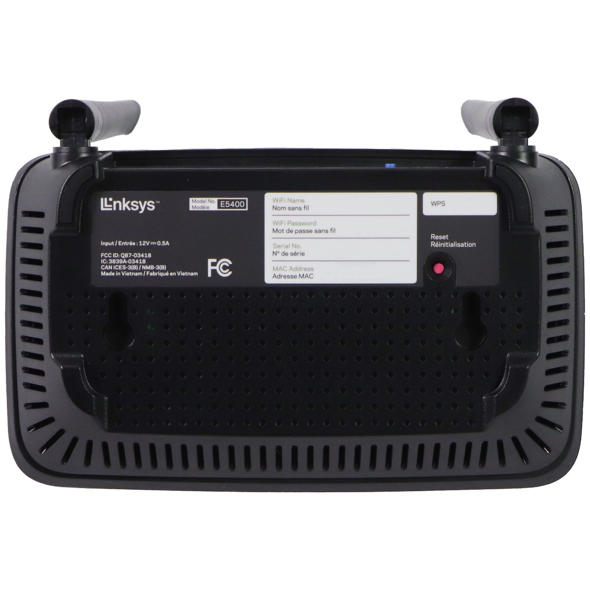 Linksys AC1200 Dual-Band Wi-Fi 5 Dual Band Router - Black (E5400) Networking - Wireless Wi-Fi Routers Linksys - Simple Cell Bulk Wholesale Pricing - USA Seller