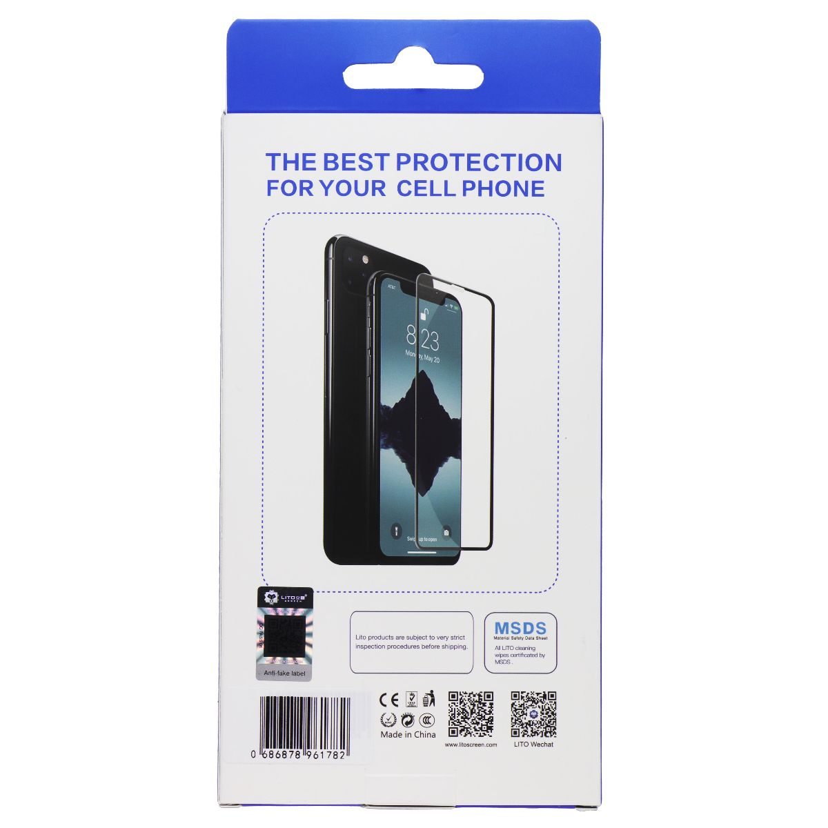 LITO D+ Strong Edge Tempered Glass for Apple iPhone 12 mini - Clear (2 Pack) Cell Phone - Screen Protectors LITO - Simple Cell Bulk Wholesale Pricing - USA Seller