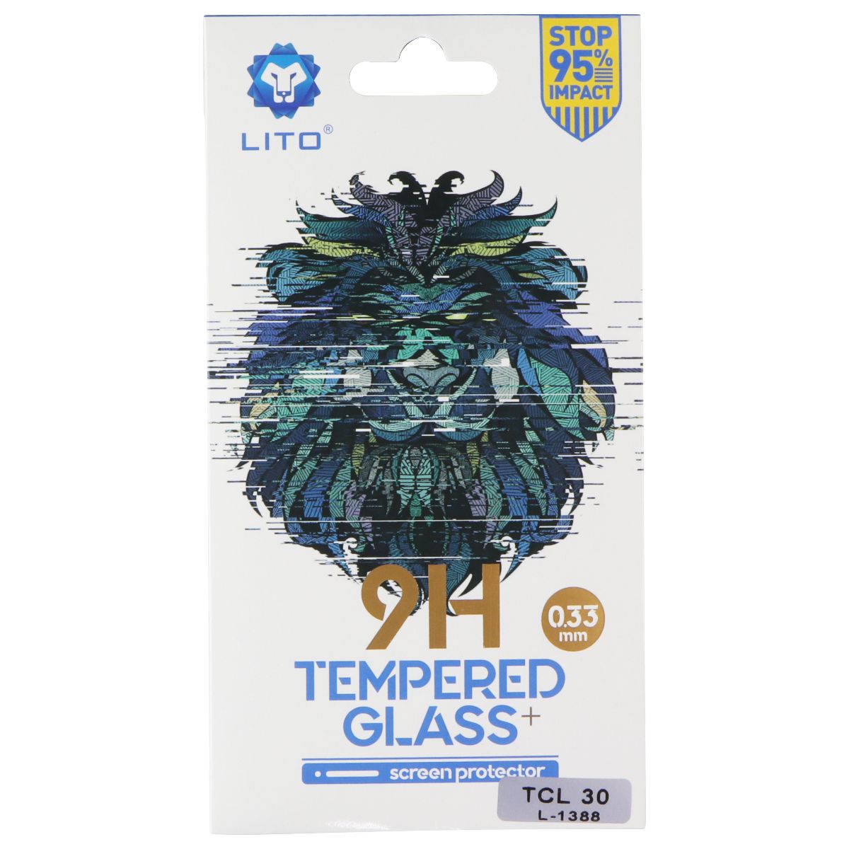 LITO 9H (.33mm) Tempered Glass Screen Protector for TCL 30 (L-1388) Cell Phone - Screen Protectors LITO - Simple Cell Bulk Wholesale Pricing - USA Seller