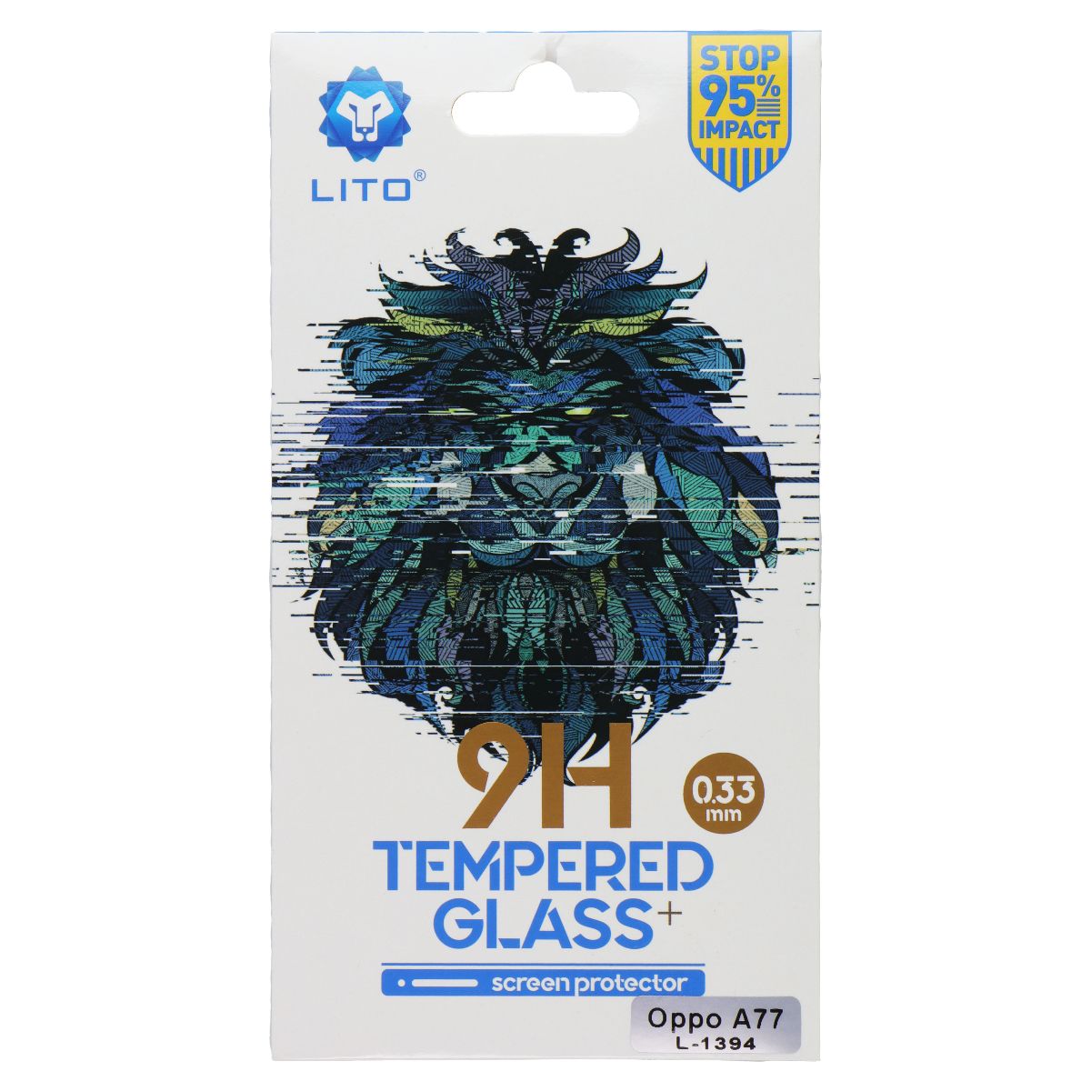 LITO 9H Tempered Glass Screen Protector for Oppo A77 Cell Phone - Screen Protectors LITO - Simple Cell Bulk Wholesale Pricing - USA Seller