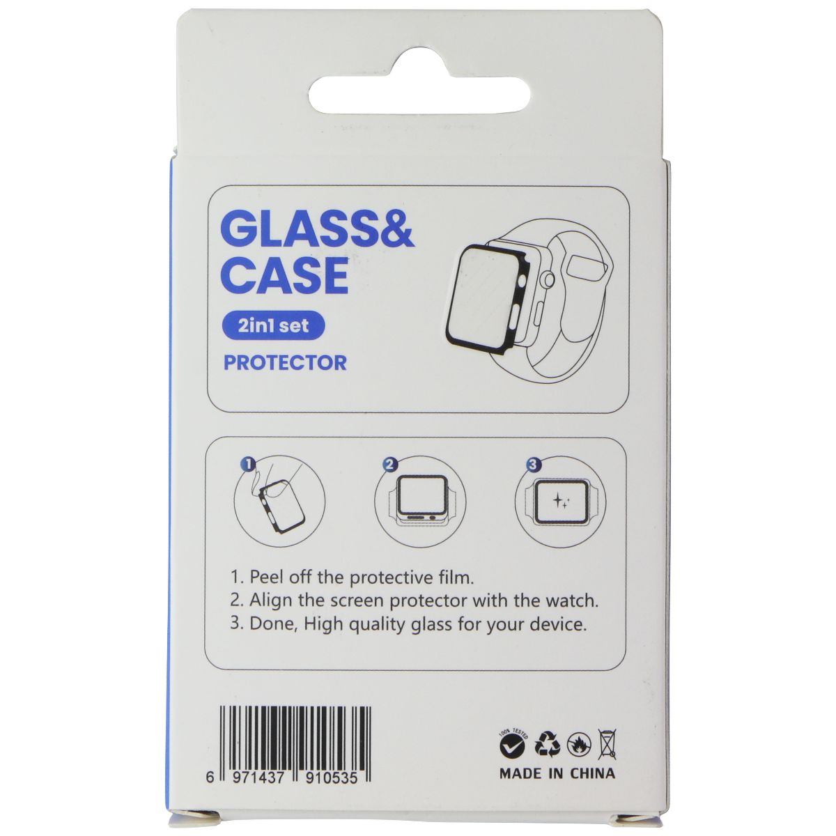 LITO S+ Glass & Case for Apple Watch Series 9/8/7 (41mm) - Green