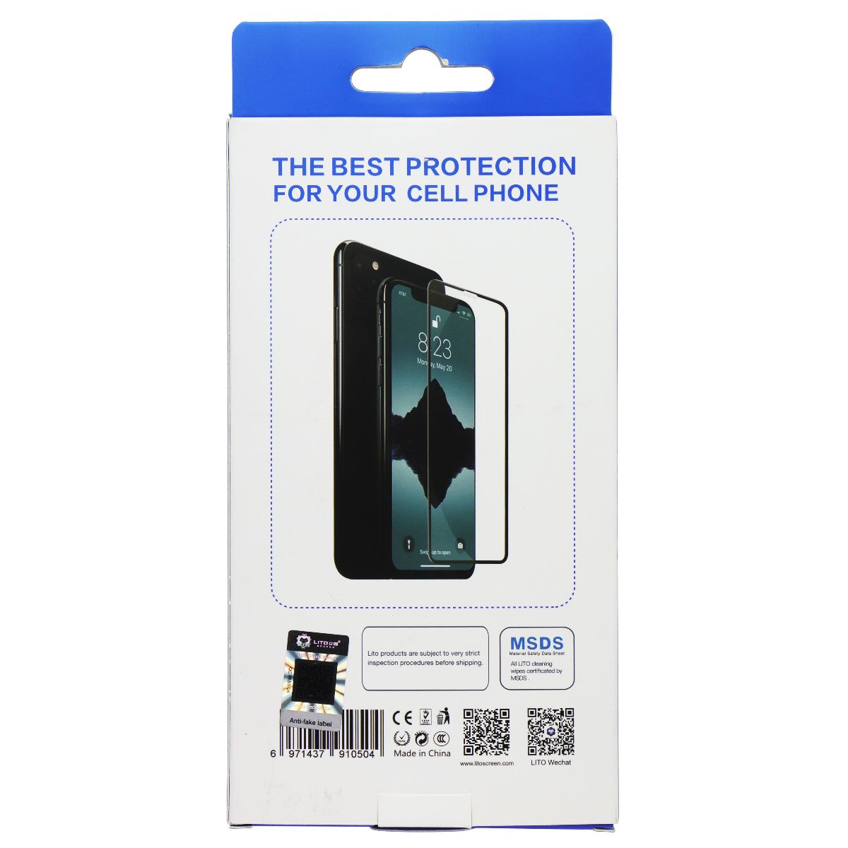 LITO D+ Full Coverage Tempered Glass for Huawei P30 - Clear / Black Border