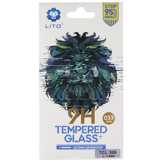 LITO 9H (.33mm) Tempered Glass Screen Protector for TCL 306 (L-1390) Cell Phone - Screen Protectors LITO - Simple Cell Bulk Wholesale Pricing - USA Seller