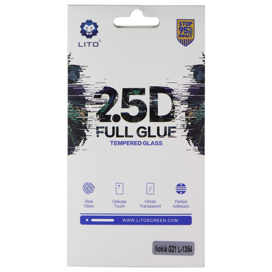 LITO 2.5D Full Glue Tempered Glass Screen Protector For Nokia G21 (L-1354) Cell Phone - Screen Protectors LITO - Simple Cell Bulk Wholesale Pricing - USA Seller