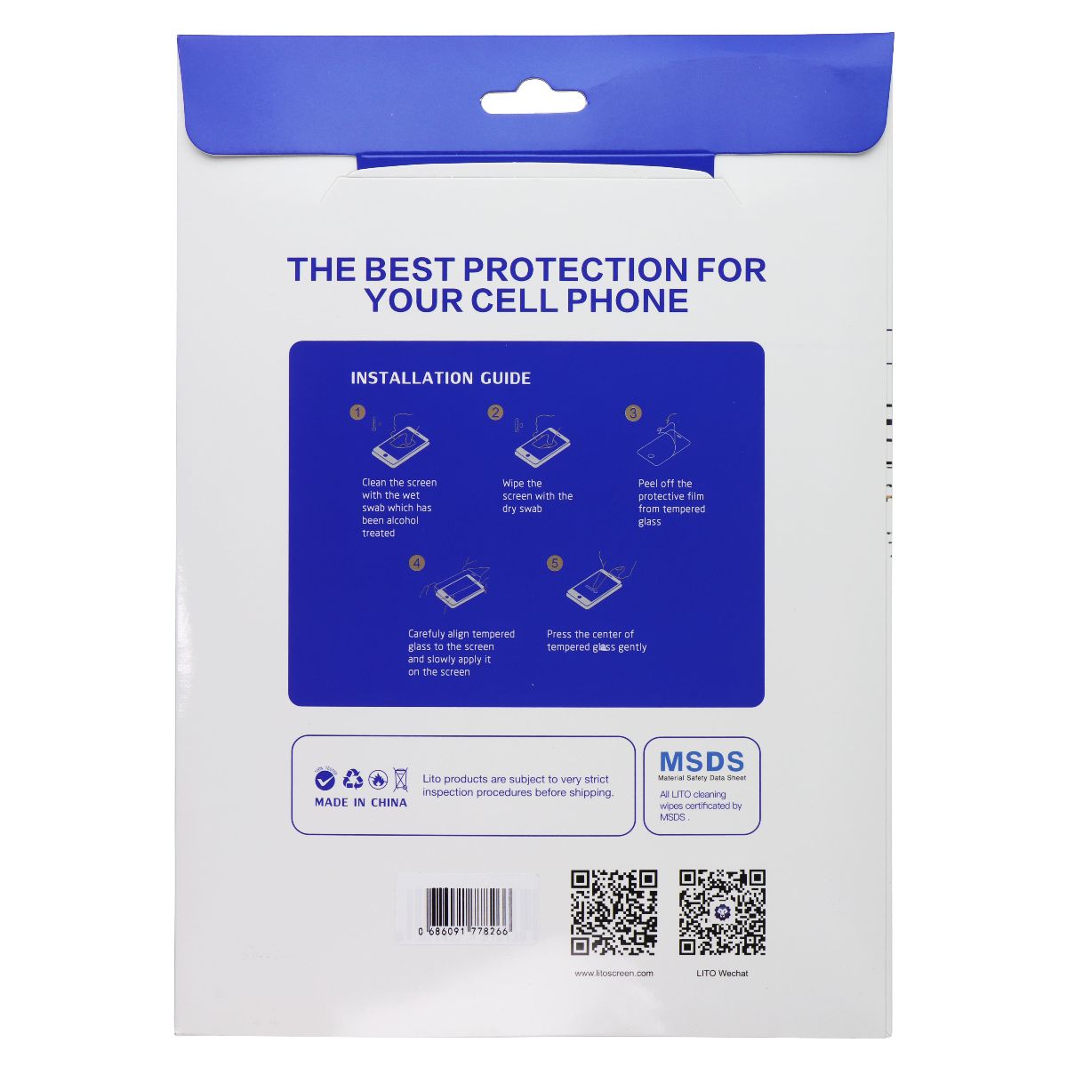 LITO 9H Tempered Glass Screen Protector for iPad 10.2 - Anti-Blue (2 - Pack) iPad/Tablet Accessories - Screen Protectors LITO - Simple Cell Bulk Wholesale Pricing - USA Seller