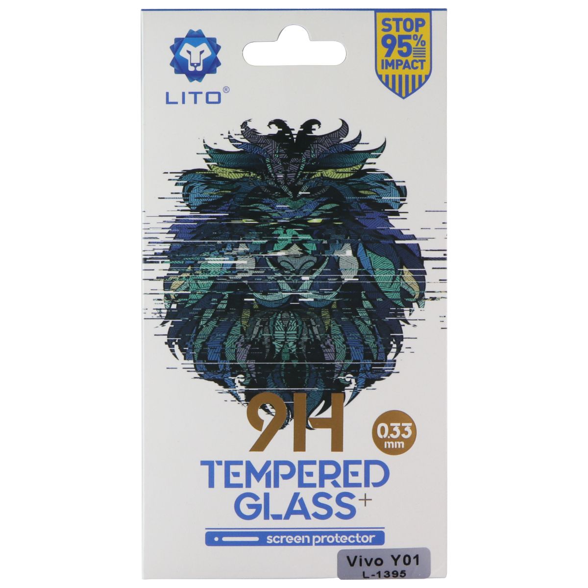 LITO 9H (.33mm) Tempered Glass Screen Protector for Vivo Y01 (L-1395) Cell Phone - Screen Protectors LITO - Simple Cell Bulk Wholesale Pricing - USA Seller