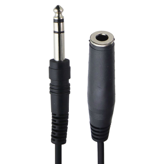 Livewire Essential Headphone Extension Cable 1/4-in TRS Male/Female - 10ft/Black Computer/Network - Audio Cables & Adapters Livewire - Simple Cell Bulk Wholesale Pricing - USA Seller