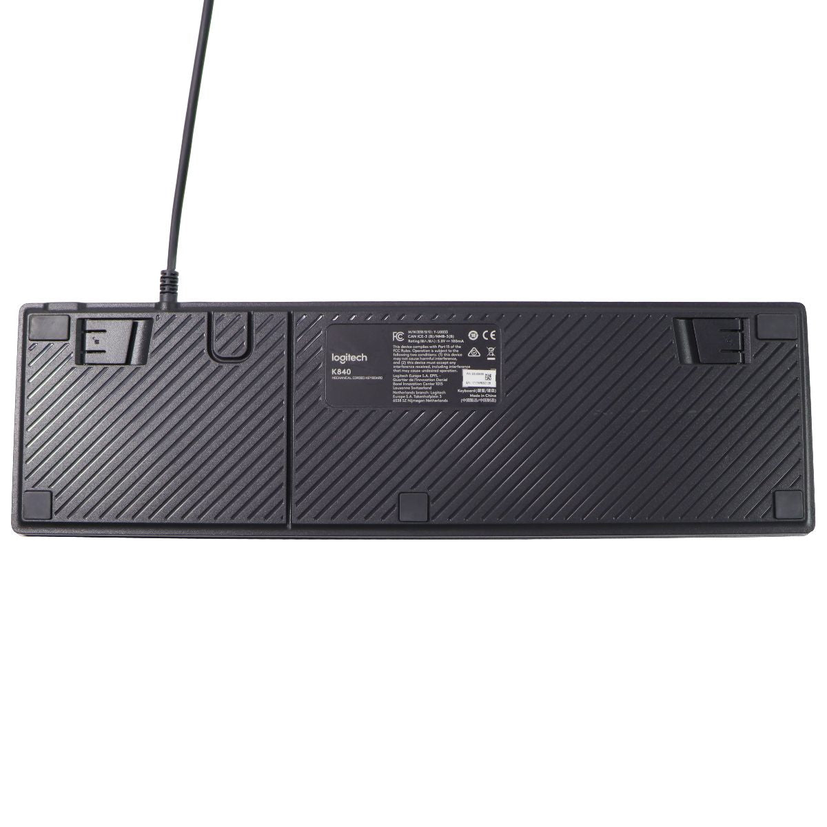 Logitech K840 Wired Keyboard (Y-U0033) - Slate/Black Keyboards/Mice - Keyboards & Keypads Logitech - Simple Cell Bulk Wholesale Pricing - USA Seller