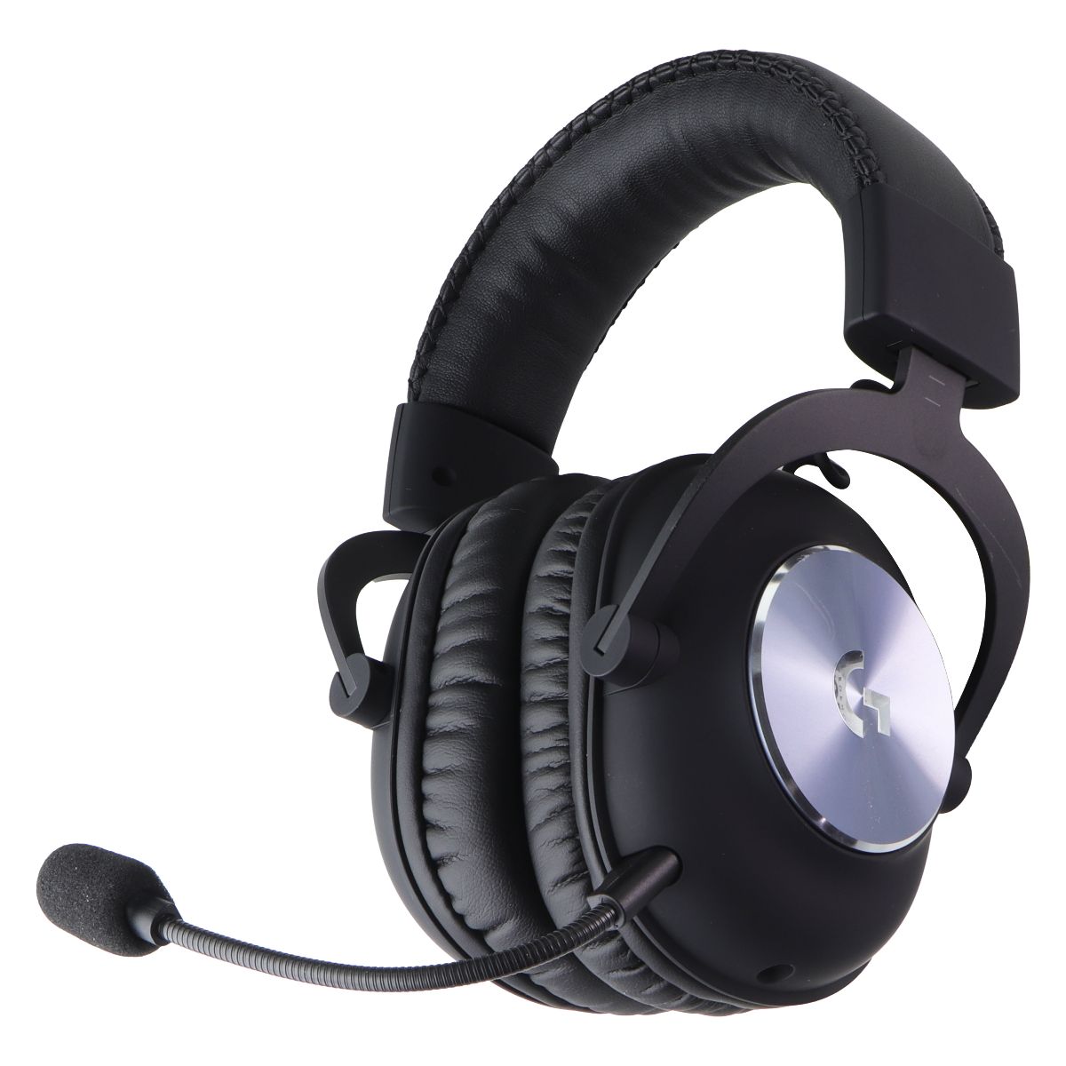 Logitech G Pro X Wired Gaming Headset: Blue VO!CE Detachable Boom Mic - Black Gaming/Console - Headsets Logitech - Simple Cell Bulk Wholesale Pricing - USA Seller