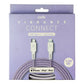 Logiix Vibrance Connect (5-ft) USB-C Type C to Lightning 8-Pin Cable - Purple Cell Phone - Cables & Adapters Logiix - Simple Cell Bulk Wholesale Pricing - USA Seller