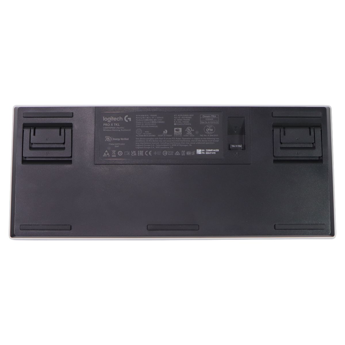 Logitech G PRO X TKL Lightspeed Tactile Gaming Keyboard - White (YR0085) Gaming/Console - Keyboards & Keypads Logitech - Simple Cell Bulk Wholesale Pricing - USA Seller