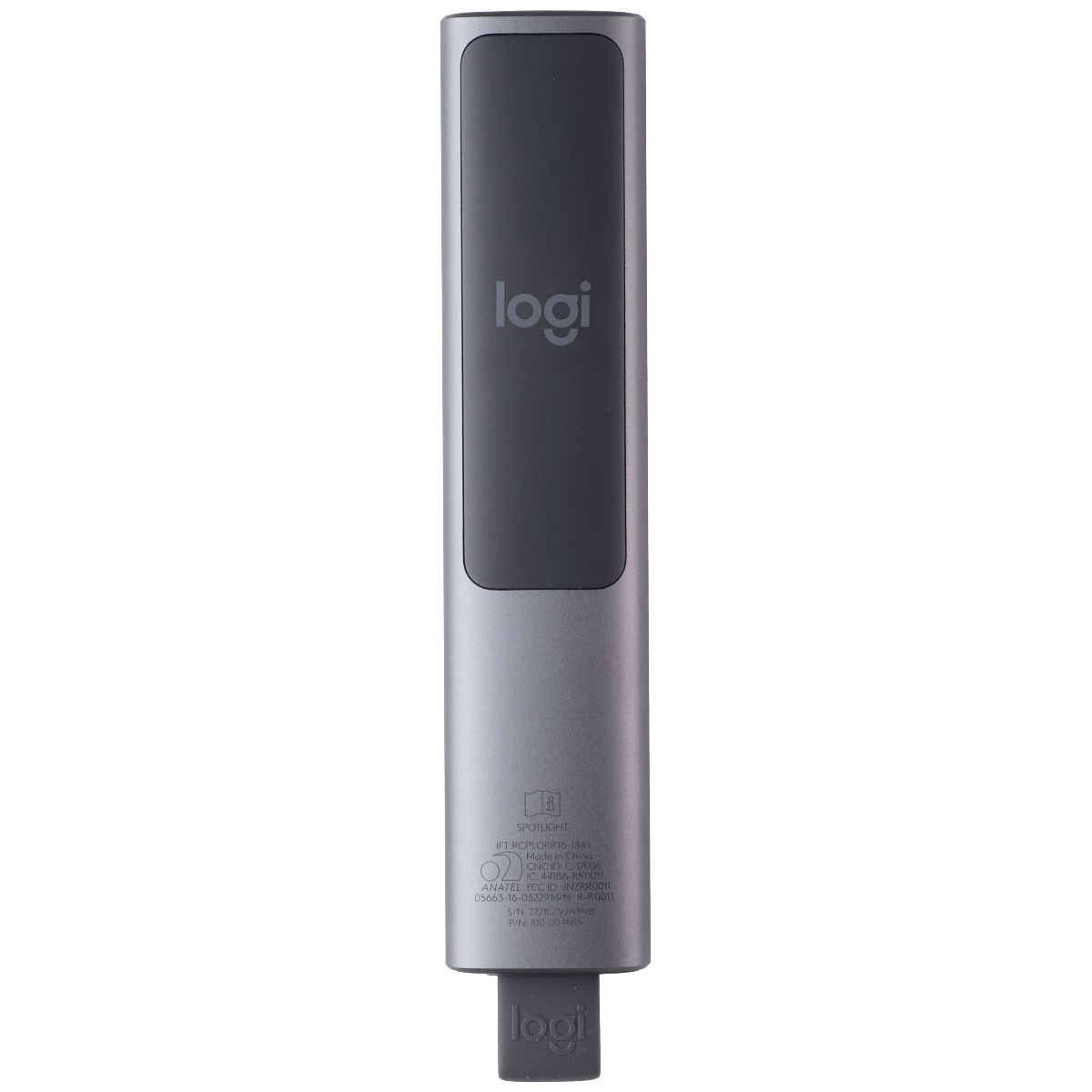 Logitech Spotlight Wireless Presentation Remote w/ 30M Range - Slate (R-R0011) Presentation, A/V & Projectors - Overhead Projectors Logitech - Simple Cell Bulk Wholesale Pricing - USA Seller