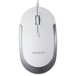 Macally (5-ft) USB Wired 3-Button Silent Mouse for Mac/PC - (DYNAMOUSE) White Keyboards/Mice - Mice, Trackballs & Touchpads Macally - Simple Cell Bulk Wholesale Pricing - USA Seller