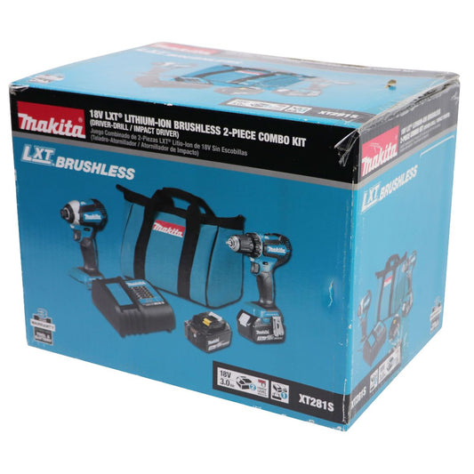 Makita XT281S 18V LXT Li-ion Brushless 2-Piece Combo Kit (3.0Ah) Other Sporting Goods Makita - Simple Cell Bulk Wholesale Pricing - USA Seller