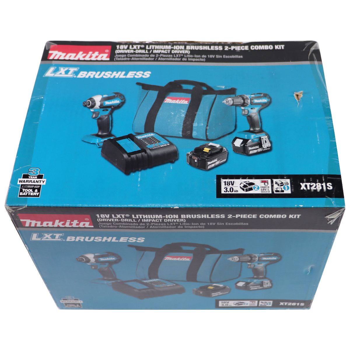 Makita XT281S 18V LXT Li-ion Brushless 2-Piece Combo Kit (3.0Ah)