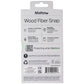 Matter Wood Fiber Snap Case for MagSafe Apple iPhone 17 Air - Carbon Black