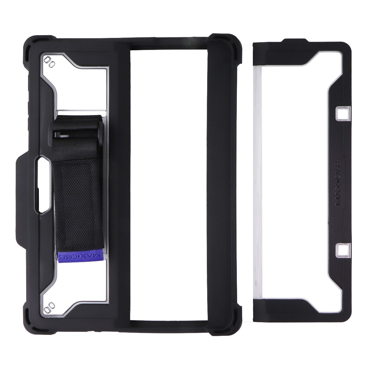 MAXCases Extreme Shell for Microsoft Surface Go 4/3/2/1 (10-inch) - Black/Clear iPad/Tablet Accessories - Cases, Covers, Keyboard Folios MAXCases - Simple Cell Bulk Wholesale Pricing - USA Seller
