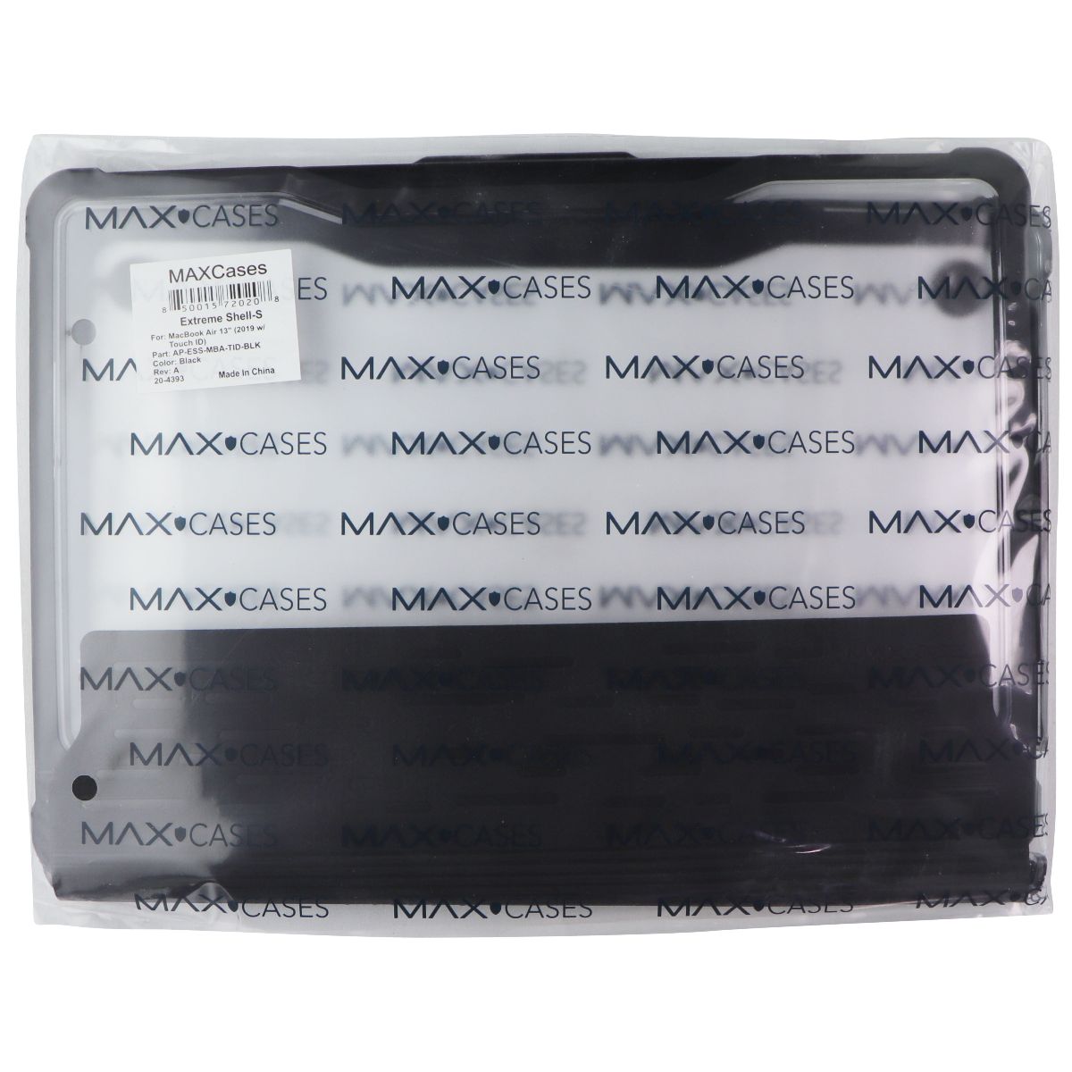 MAXCases Extreme Shell-S Case for Apple MacBook Air (13-inch) - Black/Clear Computer Accessories - Laptop Cases & Bags Max Cases - Simple Cell Bulk Wholesale Pricing - USA Seller