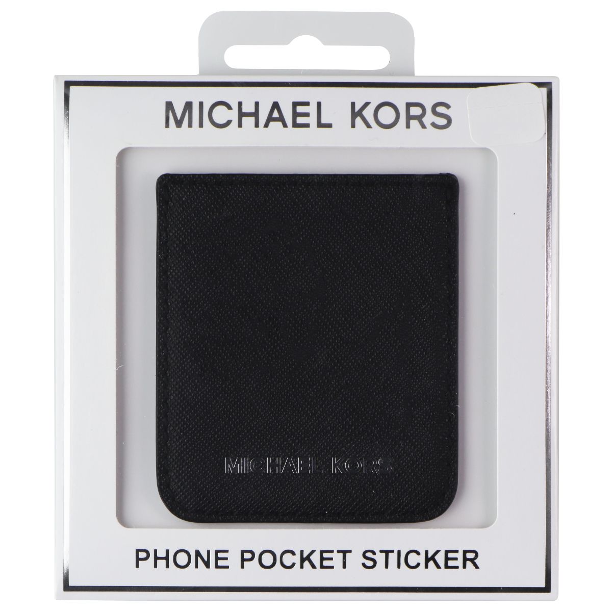 Michael Kors Adhesive Phone Pocket Sticker for Any Device - Black 32S8SZ3N1L-001 Cell Phone - Cases, Covers & Skins Michael Kors    - Simple Cell Bulk Wholesale Pricing - USA Seller