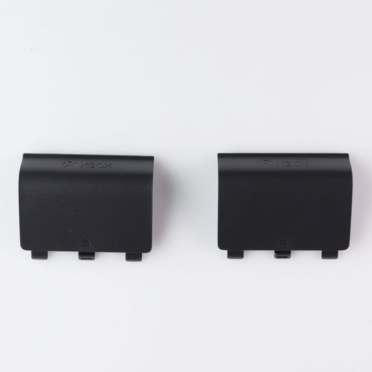 Replacement Battery Covers for Microsoft Xbox One Controllers - Black (2 Pack) Gaming/Console - Replacement Parts & Tools Microsoft - Simple Cell Bulk Wholesale Pricing - USA Seller
