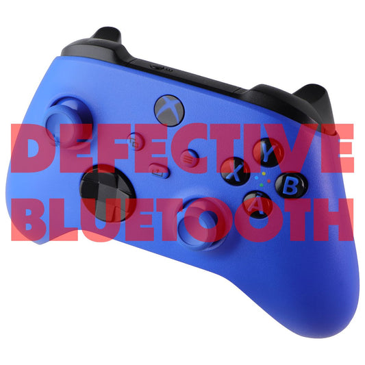 Microsoft Xbox Core Controller Xbox X/S/One/PC - Shock Blue / BAD BLUETOOTH* Gaming/Console - Controllers & Attachments Microsoft    - Simple Cell Bulk Wholesale Pricing - USA Seller