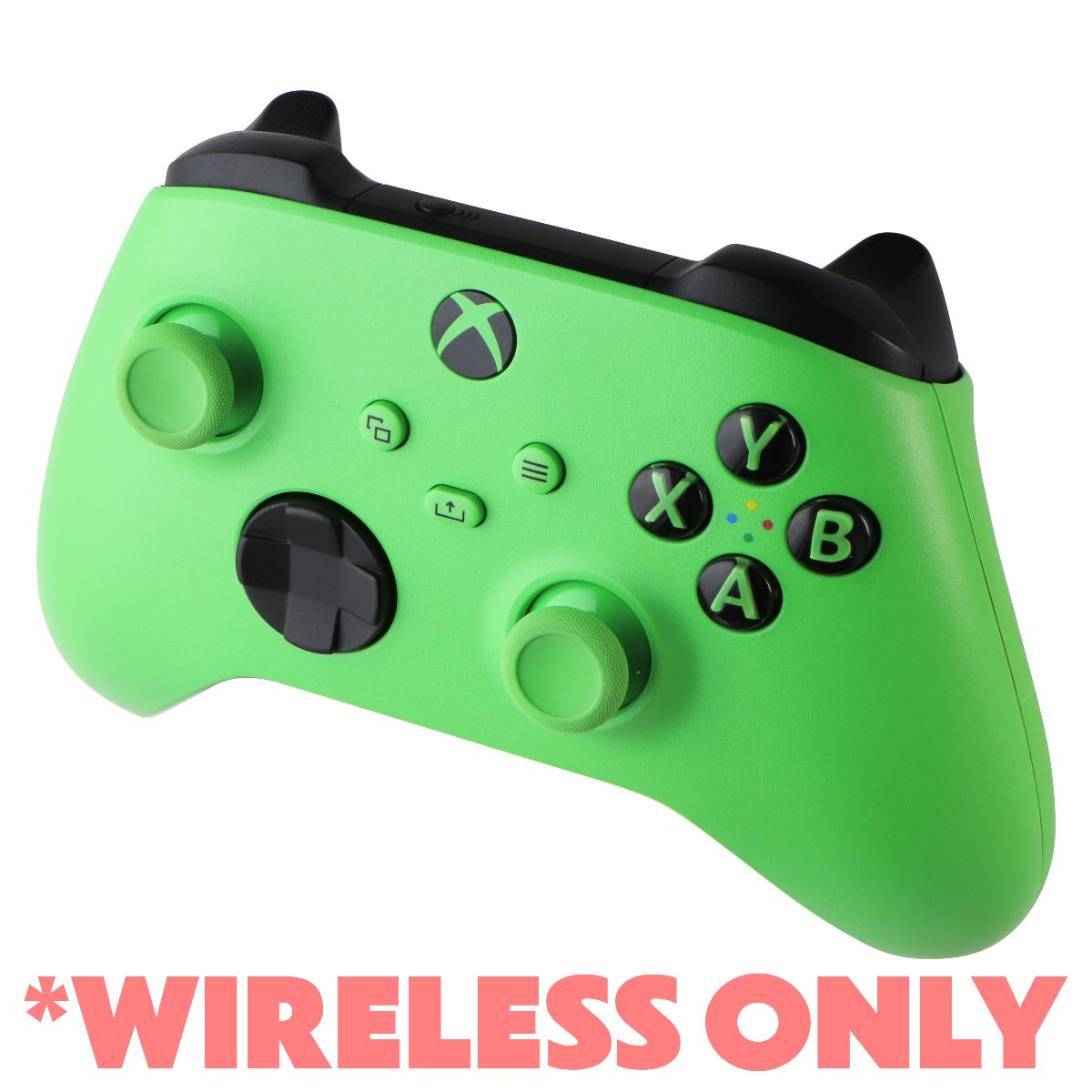 Microsoft Xbox Core Wireless (ONLY) Gaming Controller - Velocity Green (1914) Gaming/Console - Controllers & Attachments Microsoft - Simple Cell Bulk Wholesale Pricing - USA Seller