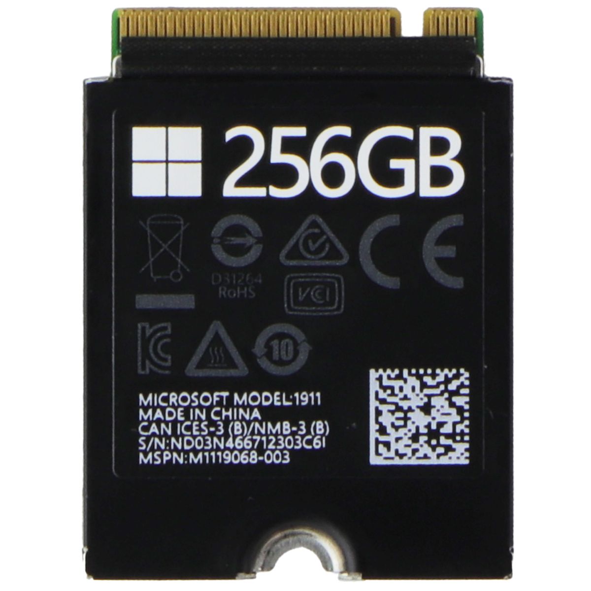 Microsoft M.2 NVMe 256GB SSD Internal Storage - (1911) Digital Storage - Solid State Drives Microsoft - Simple Cell Bulk Wholesale Pricing - USA Seller