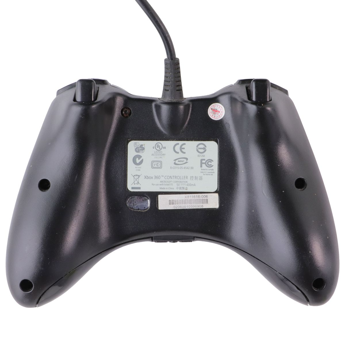 Microsoft Xbox 360 Wired USB Controller - Black (X811616-006) Gaming/Console - Controllers & Attachments Microsoft - Simple Cell Bulk Wholesale Pricing - USA Seller
